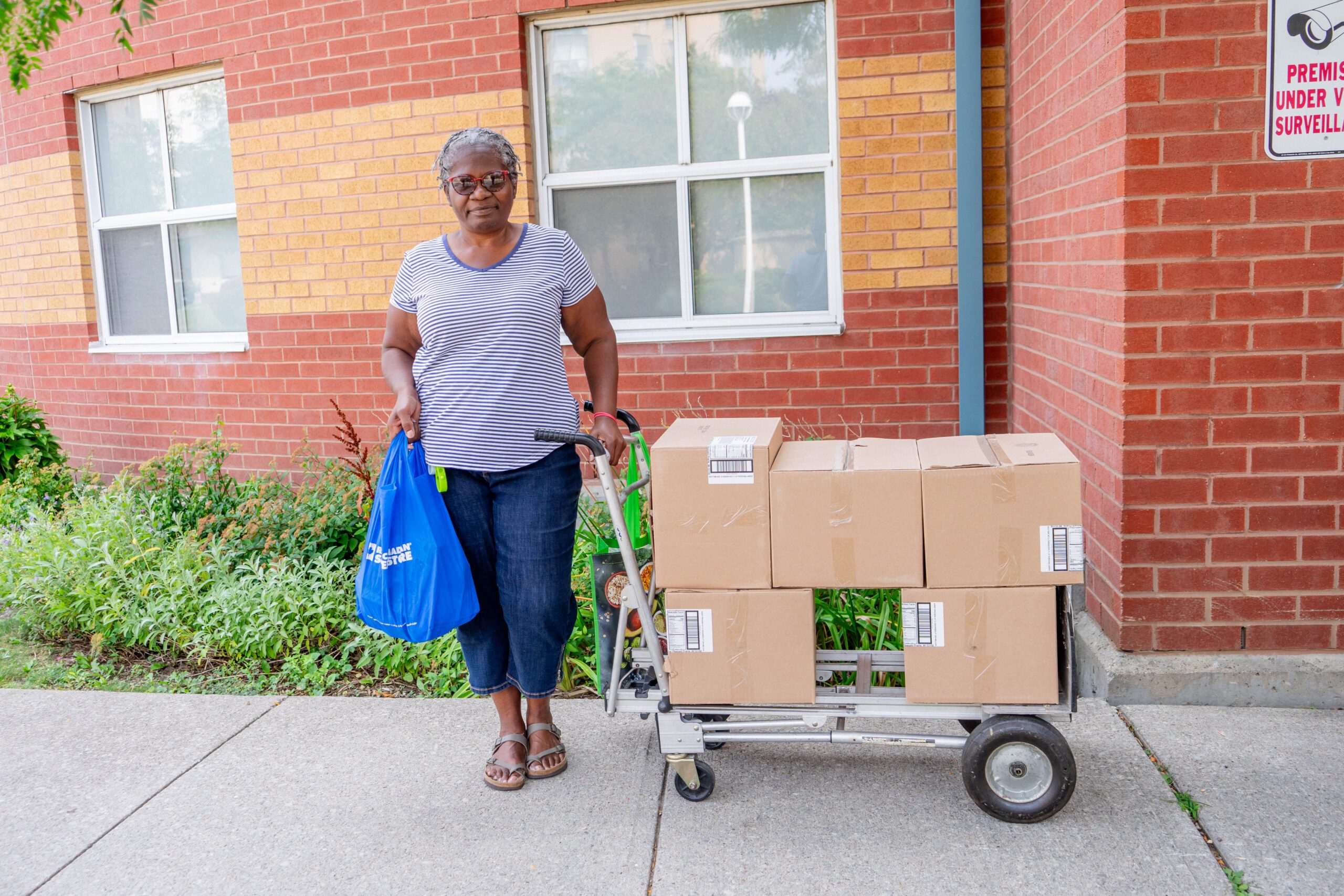 Lisa, a Food Banks Mississauga visitor