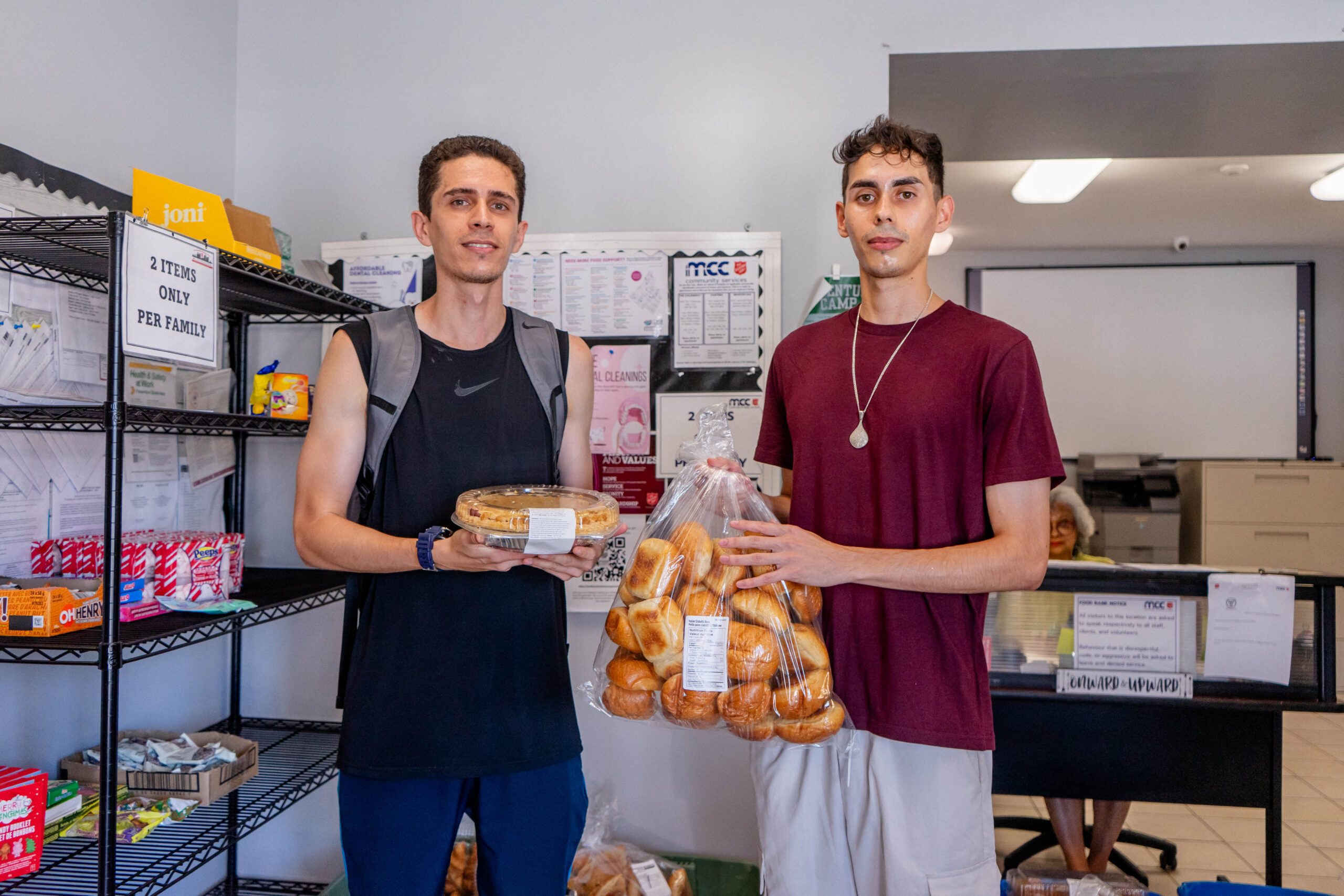 Mateo Santiago, a Food Banks Mississauga visitor