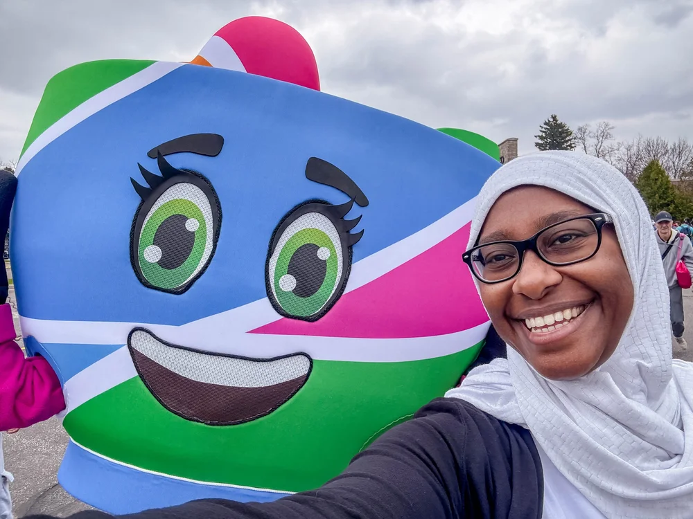 Sanabil Ahmed, volunteer